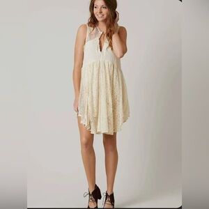 Free people lace mini dress- NWOT